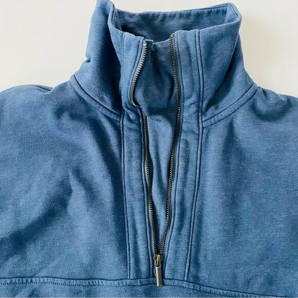 Old Navy | Oversized Funnel Neck Drop Shoulder Pullover GUC S Blue - Picture 6 of 7